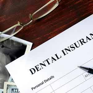 an empty dental insurance claims form