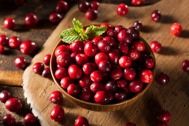 bowl of cranberries