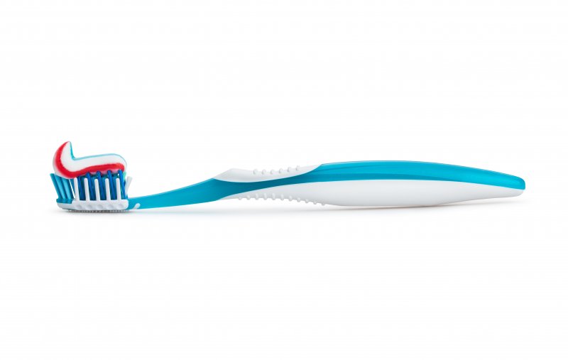 Toothbrush with paste